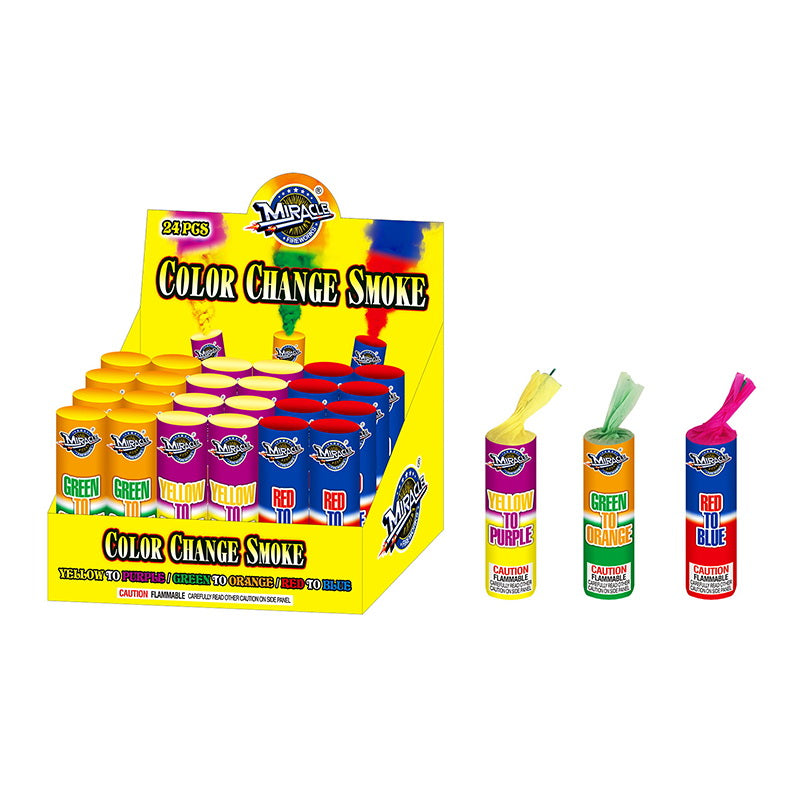 Color Change Smoke Canisters