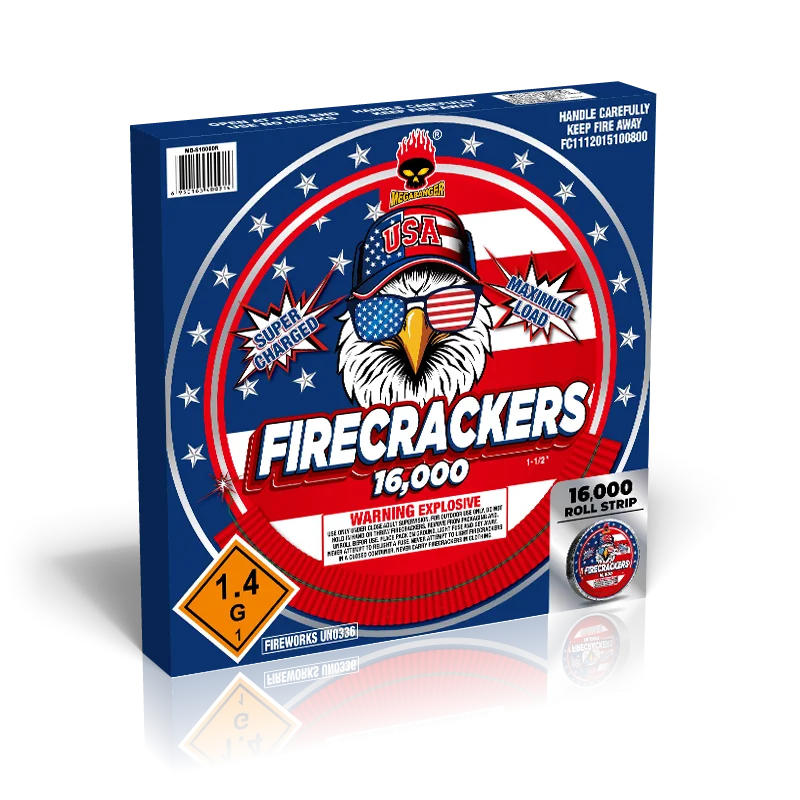 Roll of 16000 Firecrackers