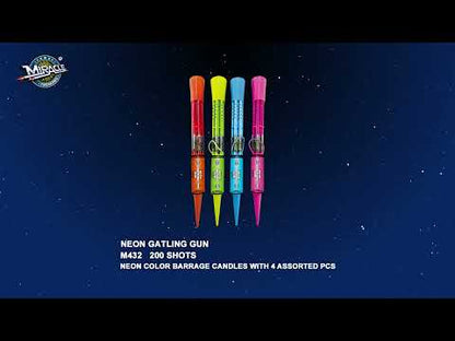 Neon Gatling Gun