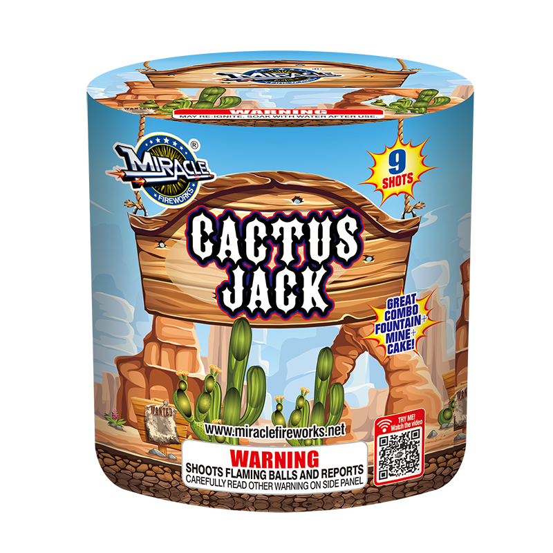 Cactus Jack Raspberry Cactus Jacks – Big Johnson Fireworks