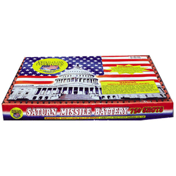 750 Shot Saturn Missile Battery – Big Johnson Fireworks
